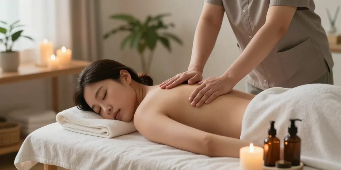 Experience the calming atmosphere of 김포출장마사지 in a professional home setting, with relaxing oils and expert techniques.