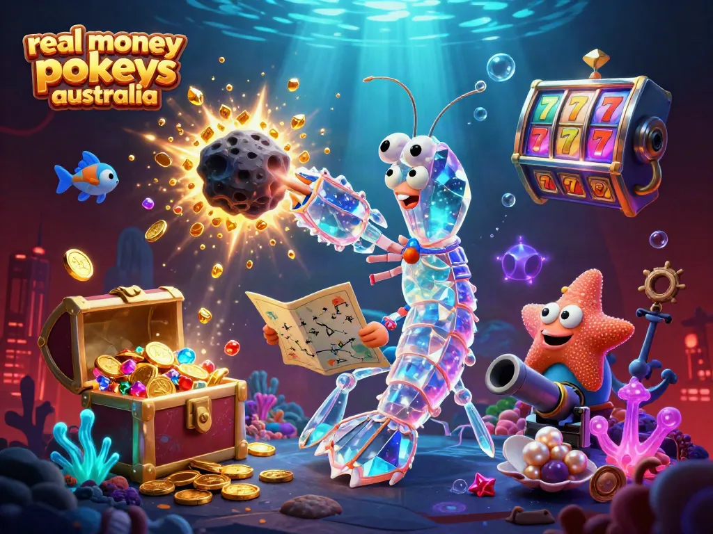 Experience real money pokies Australia with dynamic illustrations of galactic samurai and treasure elements.