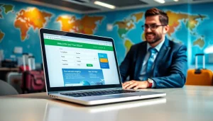 Apply for the uk eta online application efficiently with a modern digital workspace setup.