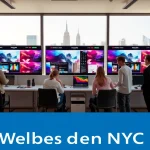 Innovative professionals collaborating on Website design NYC in a modern office.