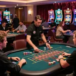 Experience the excitement of LC88 casino gaming with players engaged in dynamic roulette gameplay.
