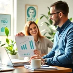 Ideal career coaching session in a modern office with guidance and support.
