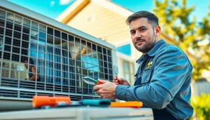 Effective Air Conditioning Repair Tampa by a skilled technician in a home setting.